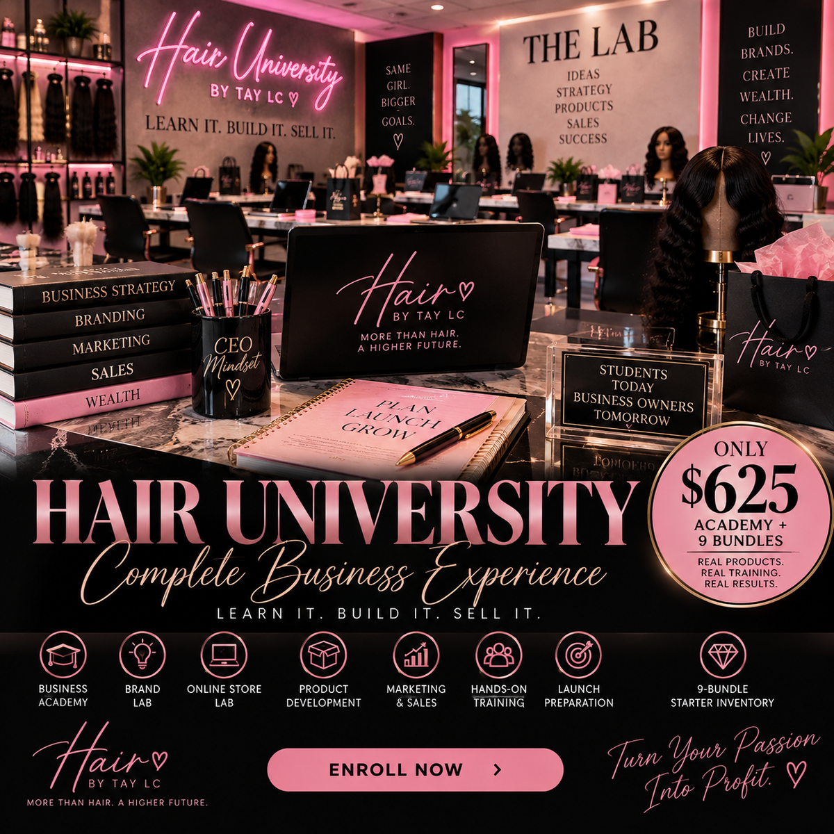 Hair University — Complete Business Experience