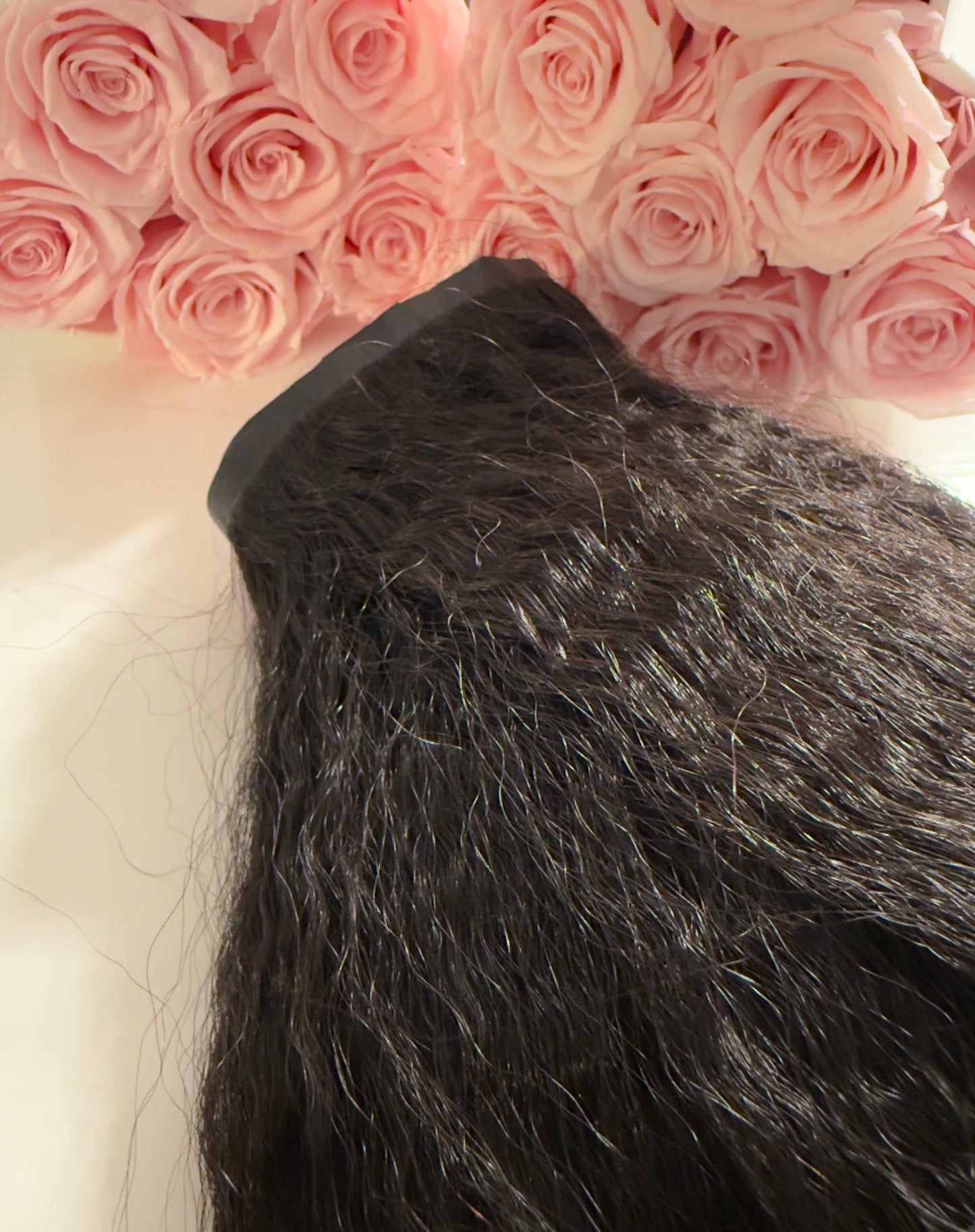 15A 18 inch Kinky Straight Seamless Clip Ins