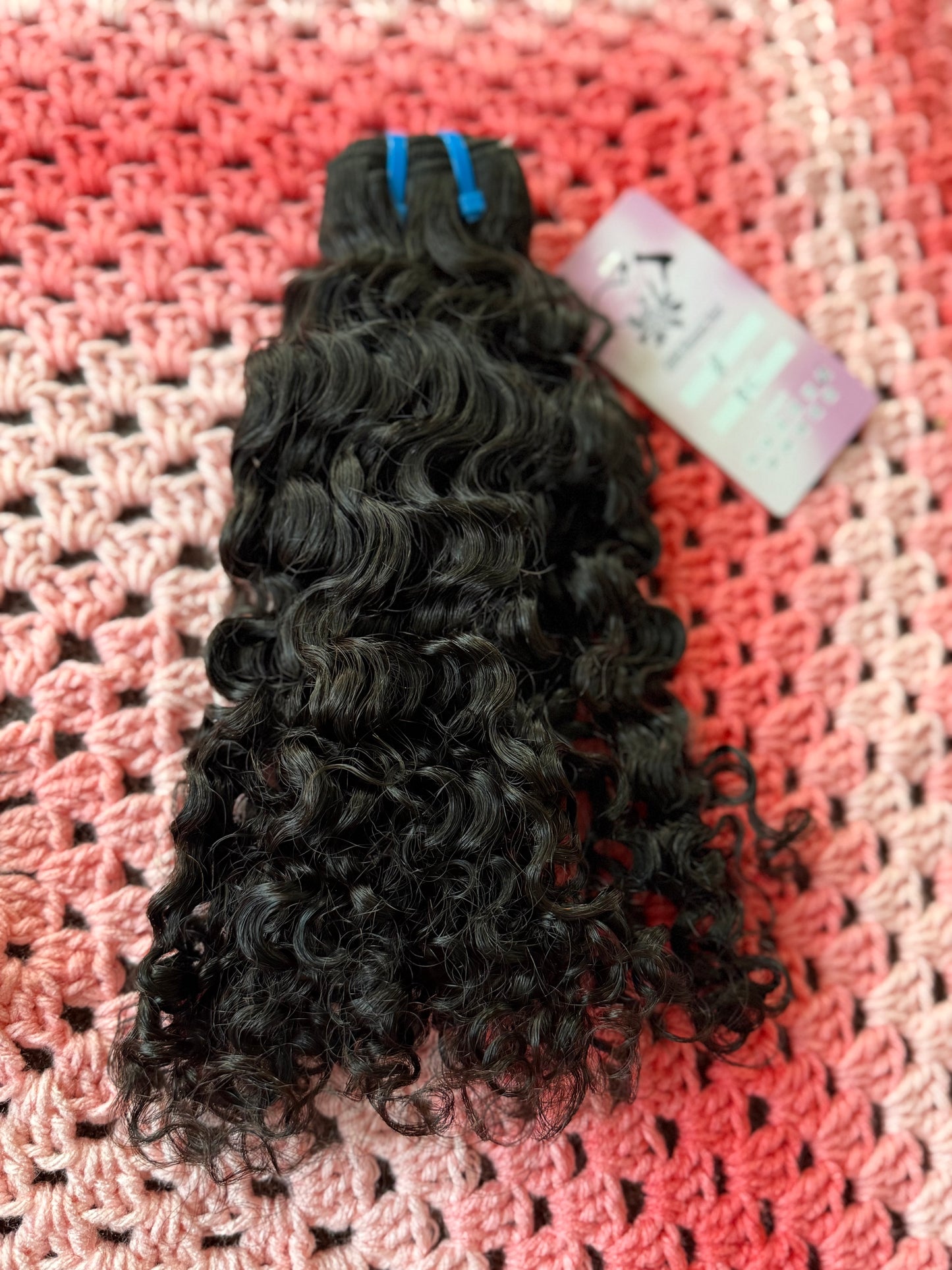 15A 14 Inch Raw Burmese Curly Bundle