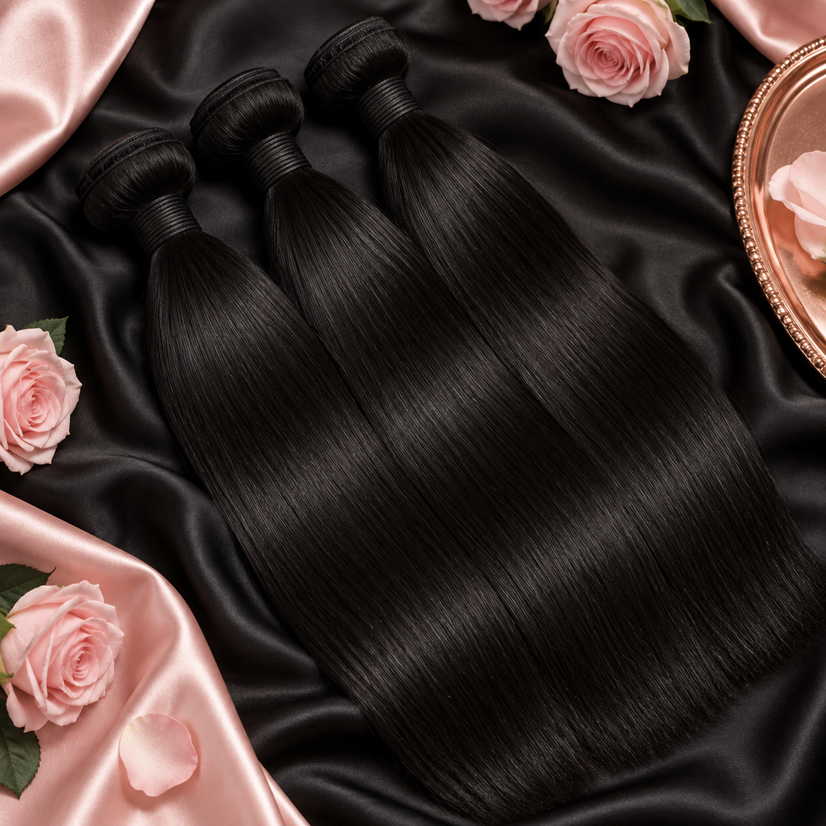 Hair by Tay LC straight hair bundles